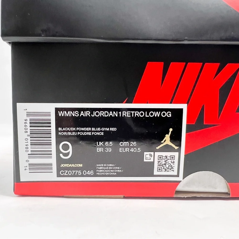 Women's Air Jordan 1 Retro Low OG Sneaker ‘NC to Chi’ 🔥🔥🔥🔥 - Picture 16 of 16